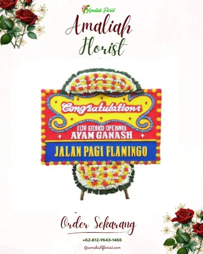 Bunga Papan Congratulation di Kebonrowopucang